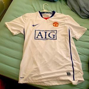 White Manchester United Jersey